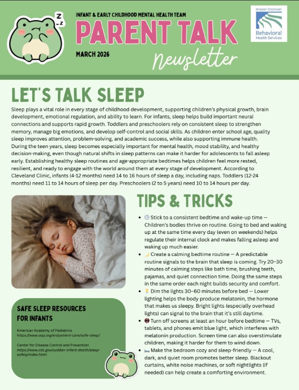 Parent Talk March 2026 Newsletter